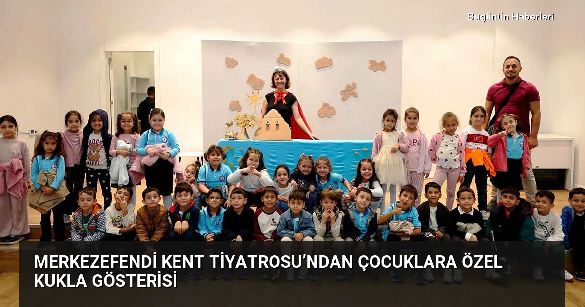 Merkezefendi Kent Tiyatrosu’ndan çocuklara özel kukla gösterisi