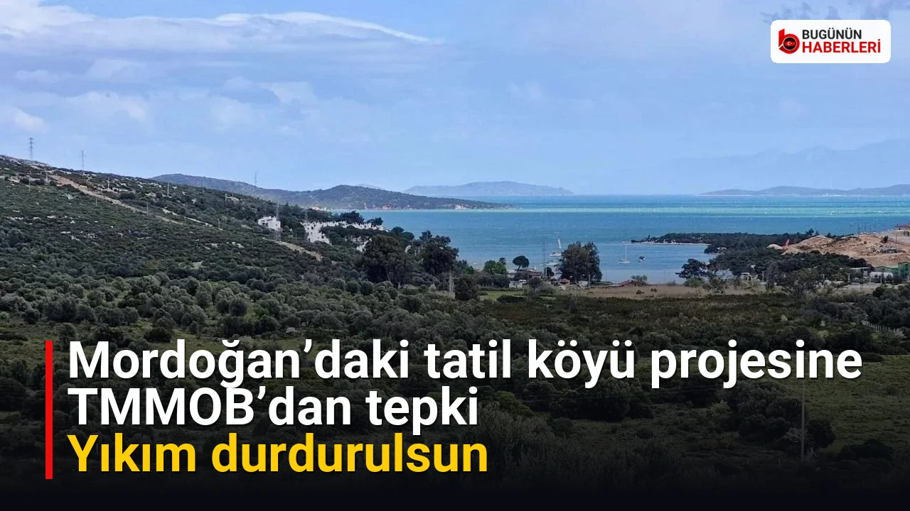 Mordoğan’daki tatil köyü projesine TMMOB’dan tepki: Yıkım durdurulsun