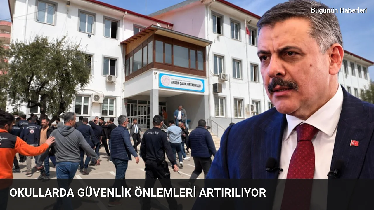 Okullarda güvenlik önlemleri artırılıyor