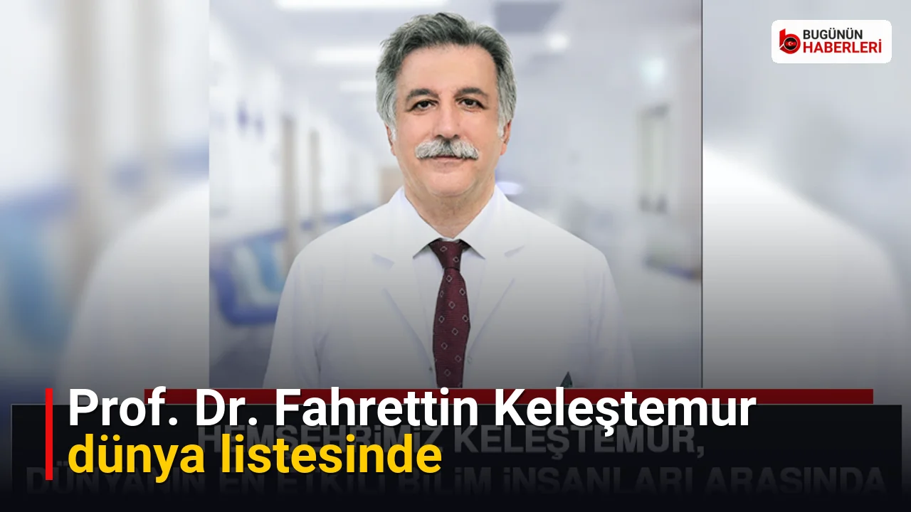 Prof. Dr. Fahrettin Keleştemur dünya listesinde