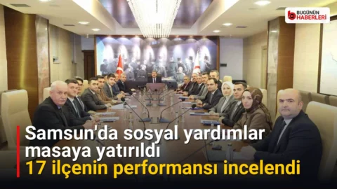 Samsun’da sosyal yardımlar masaya yatırıldı: 17 ilçenin performansı incelendi