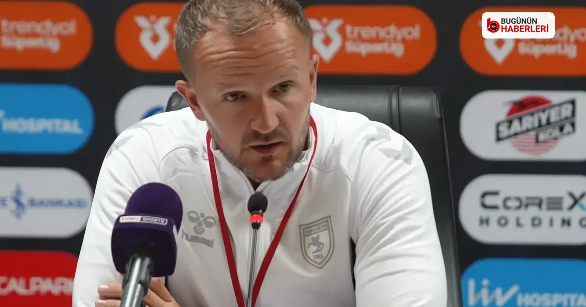 Samsunspor – Amed SF maçı: Danijel Jumic mücadeleden gurur duyduklarını belirtti