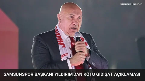 Samsunspor Başkanı Yıldırım’dan kötü gidişat açıklaması