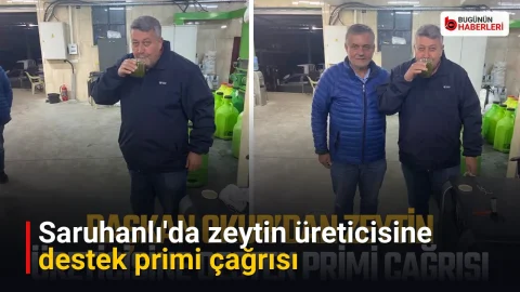 Saruhanlı’da zeytin üreticisine destek primi çağrısı