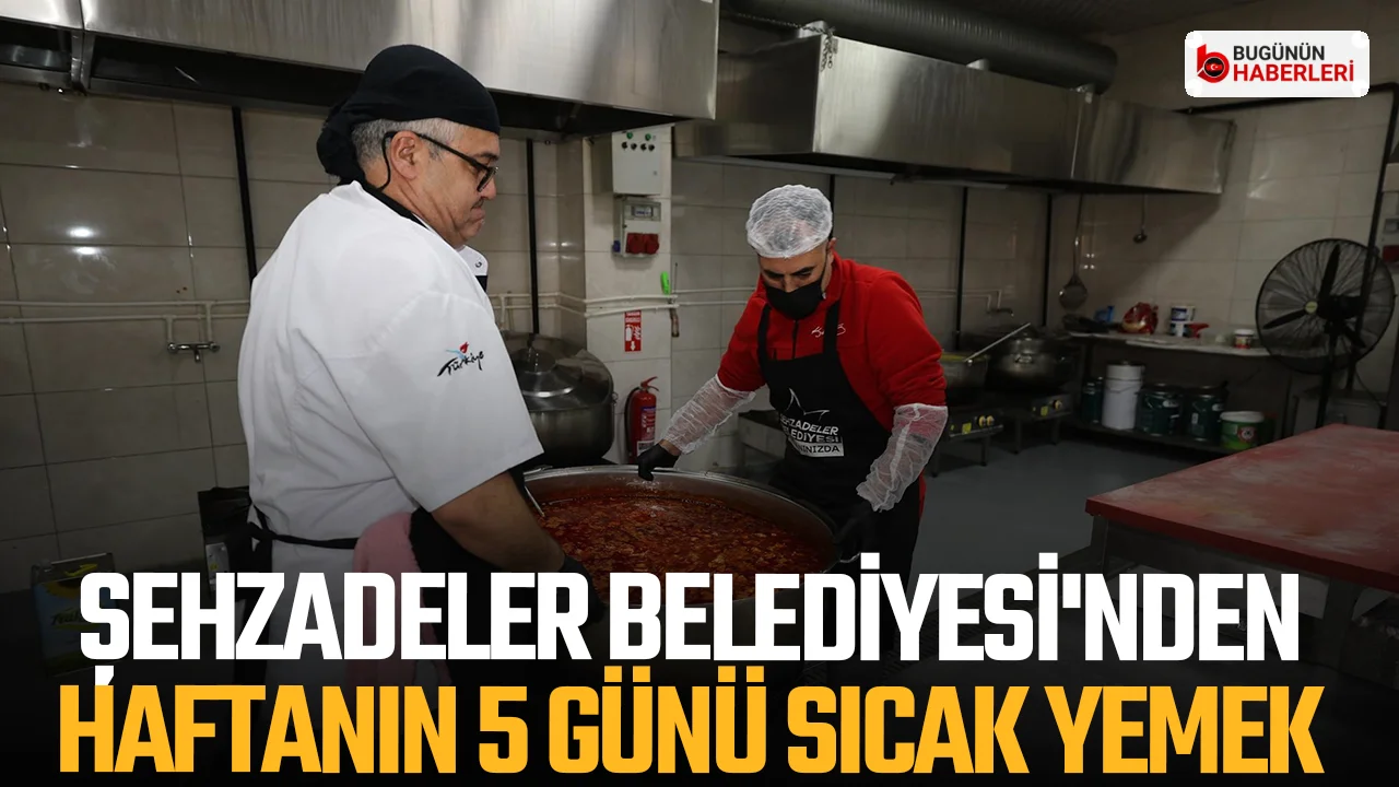 Şehzadeler’de aşevi hizmeti: Haftanın 5 günü sıcak yemek