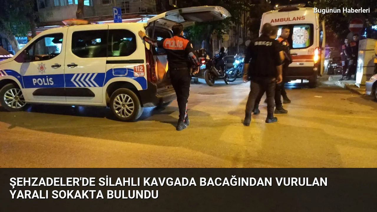 Şehzadeler’de silahlı kavgada bacağından vurulan yaralı sokakta bulundu