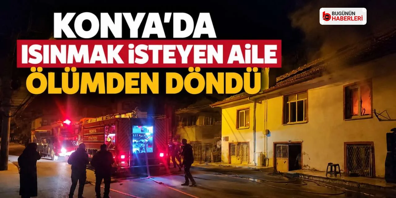Seydişehir’de müstakil ev yangını: İtfaiye alevleri söndürdü