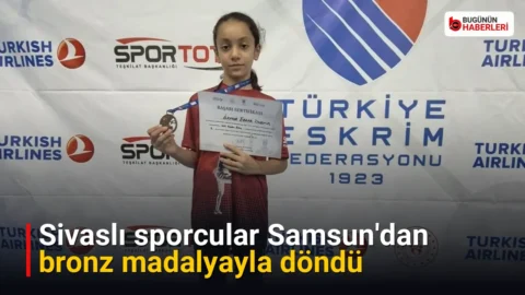 Sivaslı sporcular Samsun’dan bronz madalyayla döndü