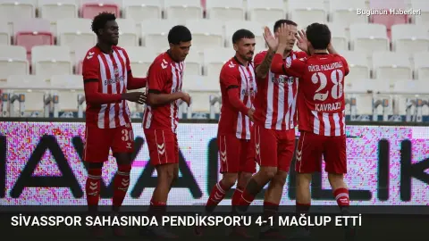 Sivasspor sahasında Pendikspor’u 4-1 mağlup etti