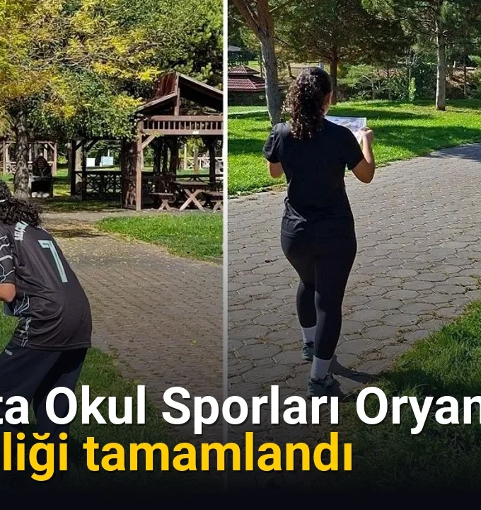 Sivas'ta Okul Sporları Oryantiring İl Birinciliği tamamlandı