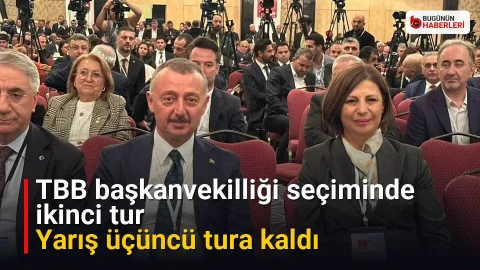 TBB başkanvekilliği seçiminde ikinci tur: Yarış üçüncü tura kaldı