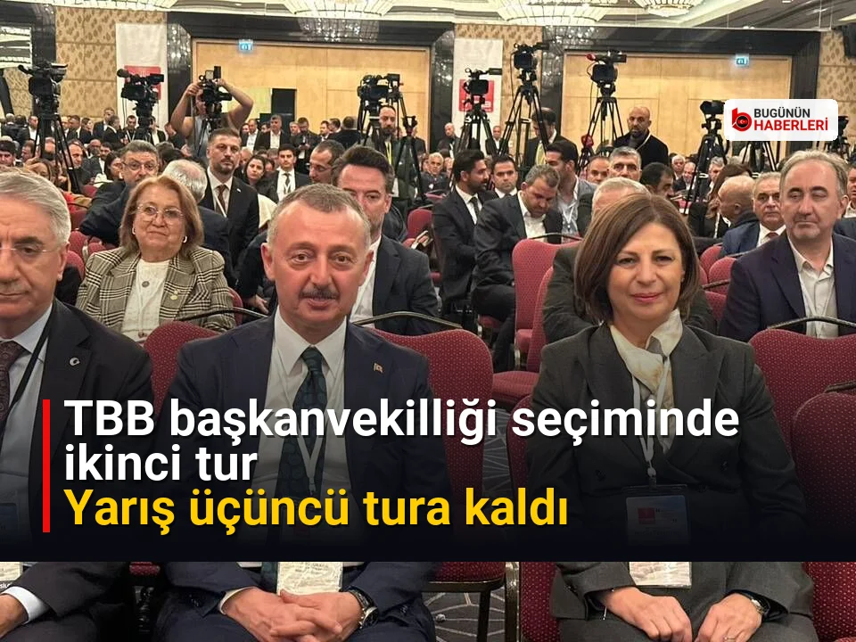 TBB başkanvekilliği seçiminde ikinci tur: Yarış üçüncü tura kaldı