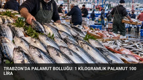 Trabzon’da palamut bolluğu: 1 kilogramlık palamut 100 lira