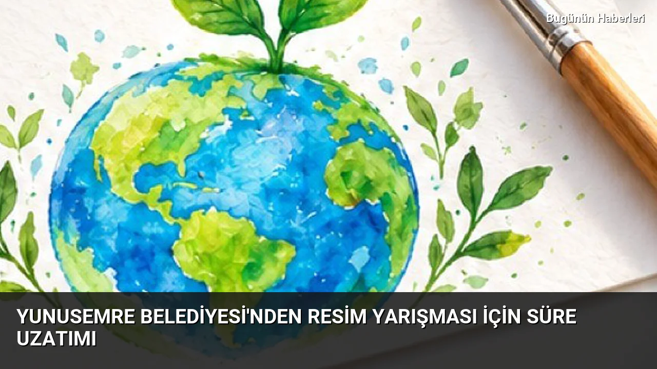 Yunusemre Belediyesi’nden resim yarışması için süre uzatımı