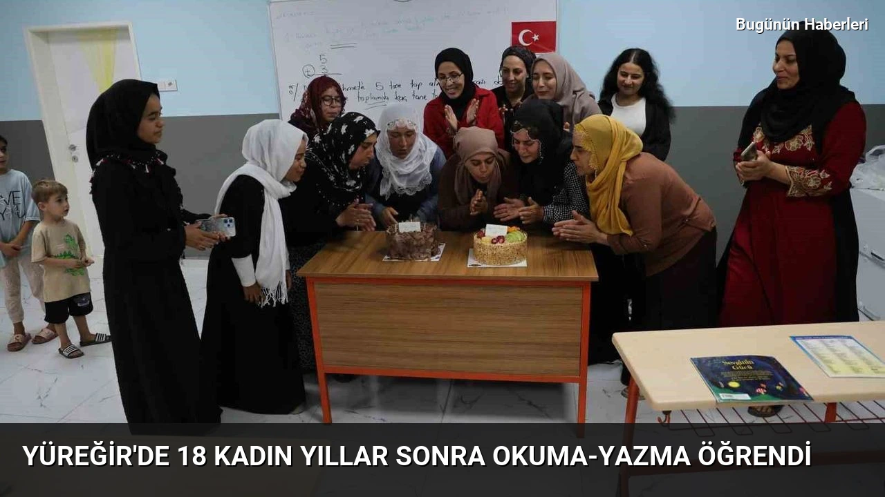 Yüreğir’de 18 kadın yıllar Sonra Okuma-Yazma öğrendi